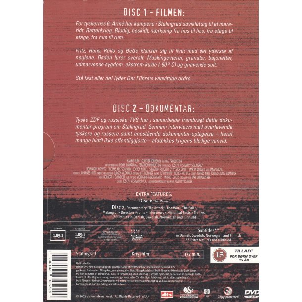 Stalingrad - 2 disk special edition (DVD)