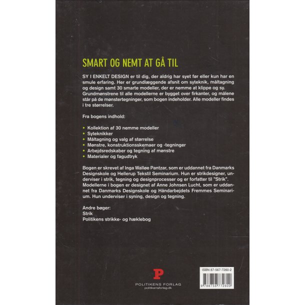 Sy i enkelt design (Bog)