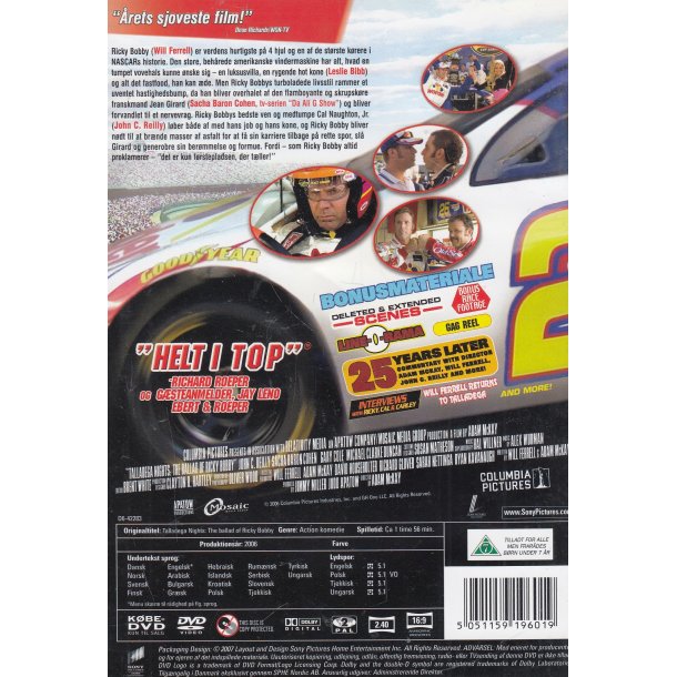 Talladega Nights - The ballad of Ricky Bobby (DVD)