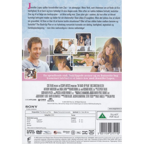 The Back-up plan (DVD)