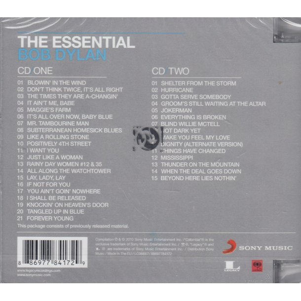 The Essential Bob Dylan (CD)