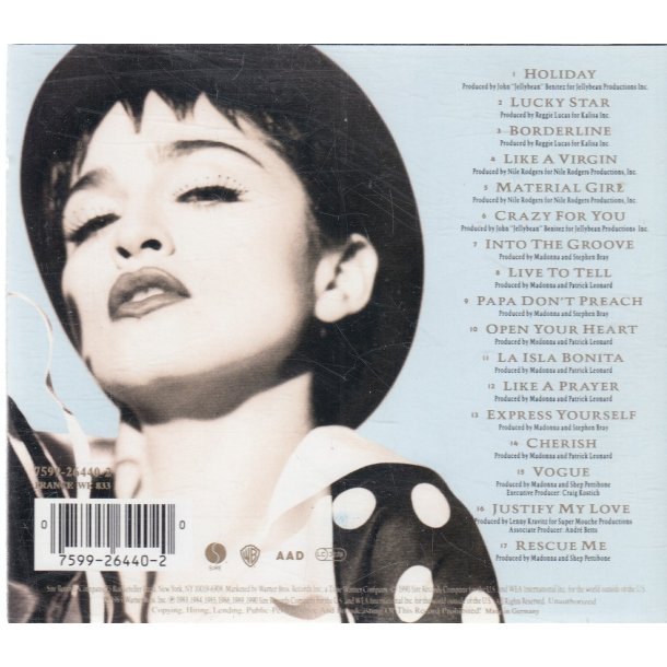 The Immaculate Collection (CD)