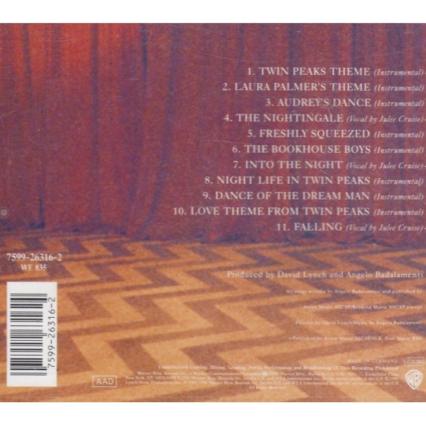 Music From Twin Peaks (CD)