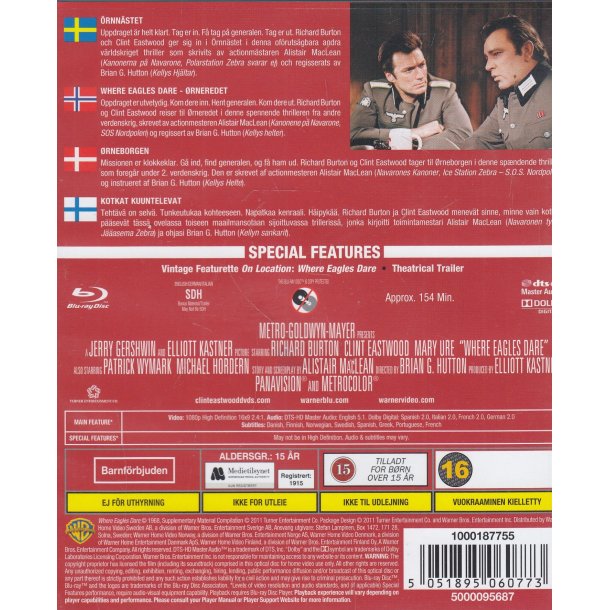 Where eagles dare (Blu-ray)