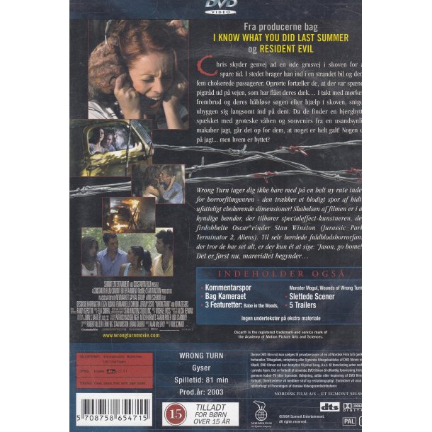 Wrong turn (DVD)