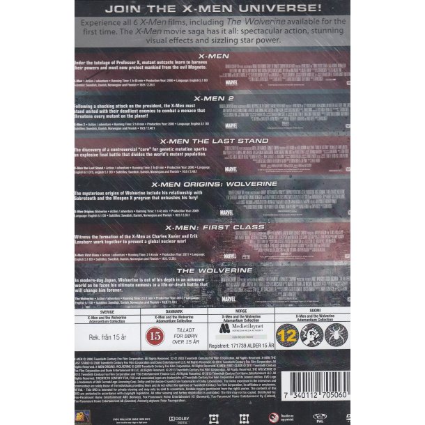 X-Men and the Wolverine - Adamantium collestion (DVD)