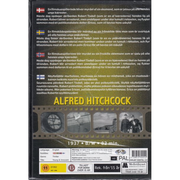 Alfred Hitchcock's - Young &amp; Innocent (DVD)