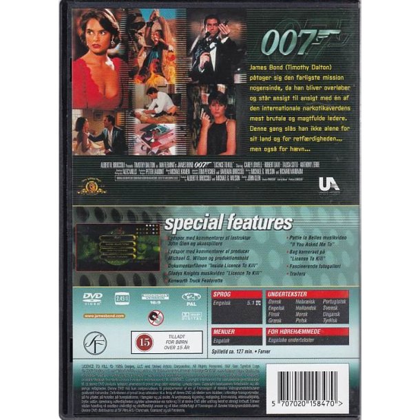 James Bond 007 - Licence to kill (DVD)