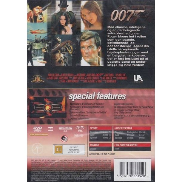 James Bond 007 - Live and Let die (DVD)