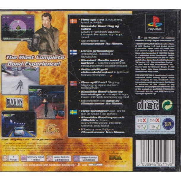 007 Tomorrow never dies (Spil)