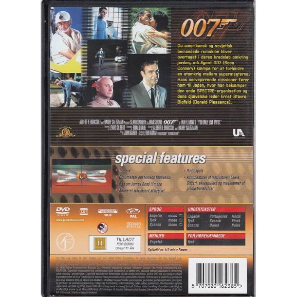 James Bond 007 - You only live twice (DVD)