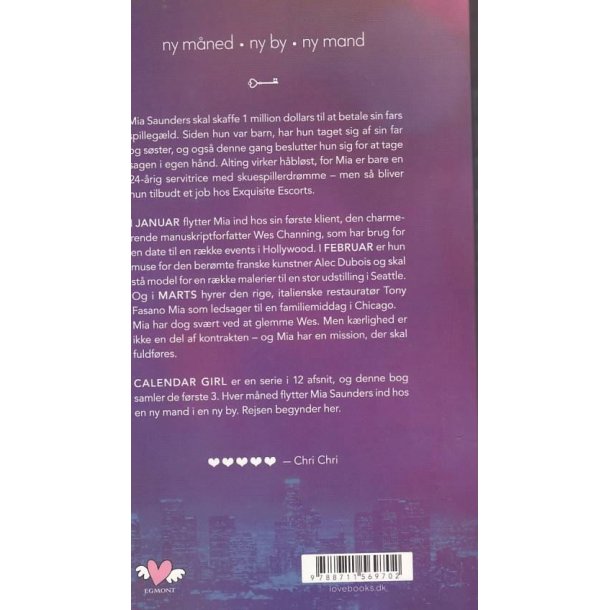 Calendar Girl 1 - Januar februar marts (Bog)