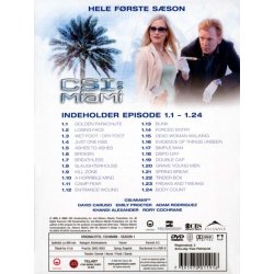 CSI Miami - S�son 1 (DVD)