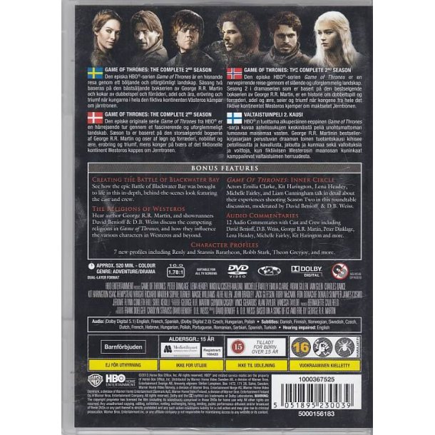 Game of Thrones - S�son 1 (DVD)