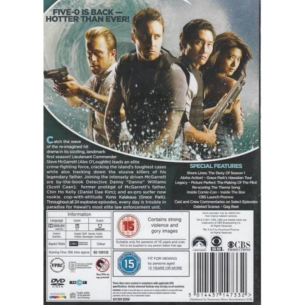 Hawaii Five-O - S�son 1 (DVD)