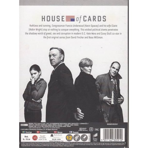 House of cards - S�son 1 (DVD)