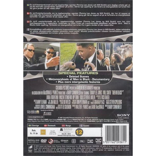 MIB 1 - Men in black (DVD)