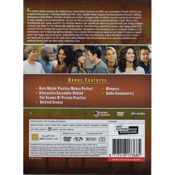 Private Practice - S�son 1 (DVD)