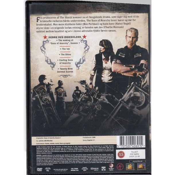 Sons of Anarchy - S�son 1 (DVD)