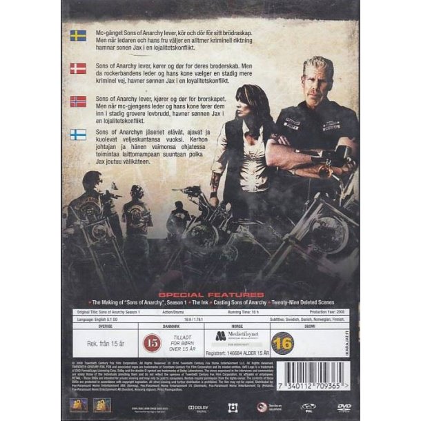 Sons of Anarchy - S�son 1 (DVD)