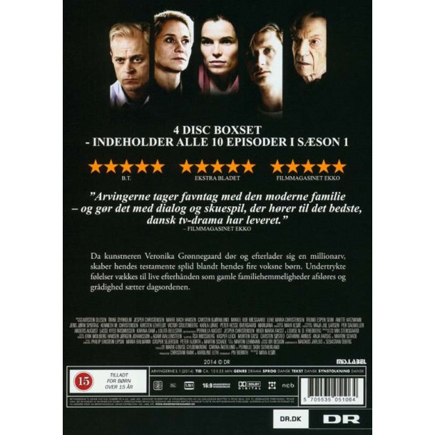 Arvingerne - S�son 1 (DVD)