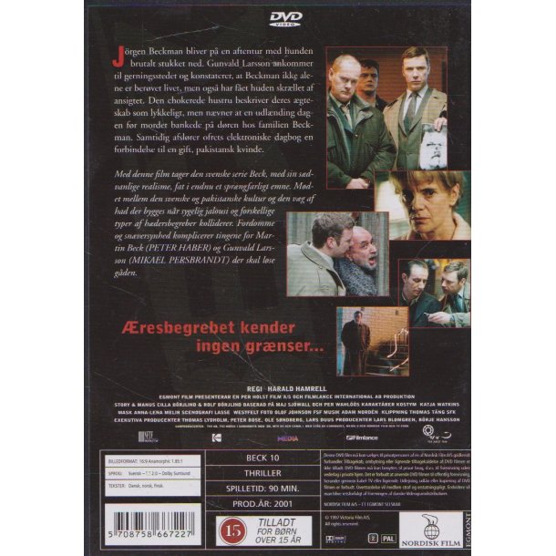 Beck 10 - Manden uden ansigt (DVD)