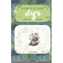 10 Trin til at tegne dyr (Bog)