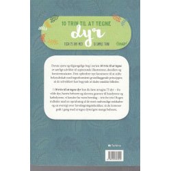 10 Trin til at tegne dyr (Bog)