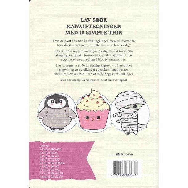 10 Trin til at tegne Kawaii (Bog)