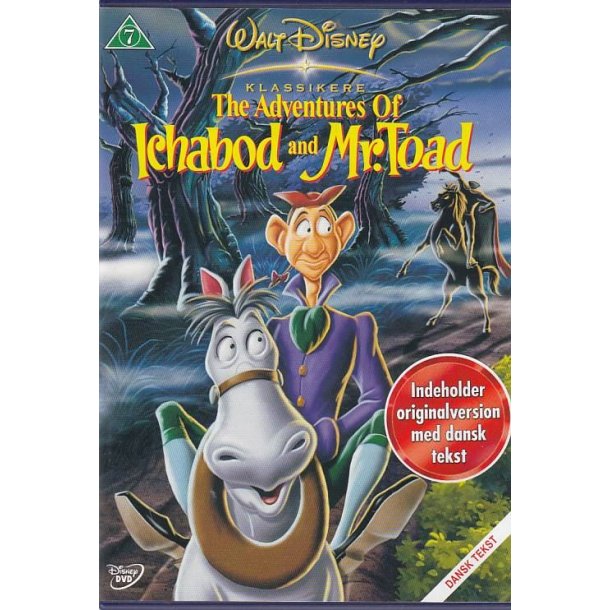 The Adventures of Ichabod and Mr. Toad - Disney Klassikere nr. 11 (DVD)