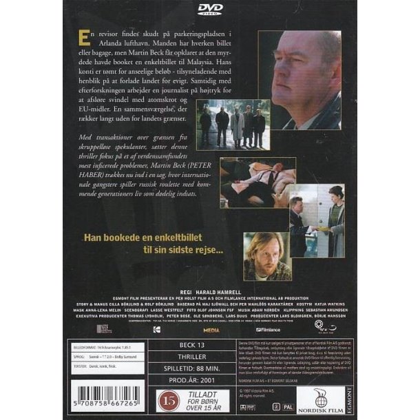 Beck 13 - Ukendt afsender (DVD)