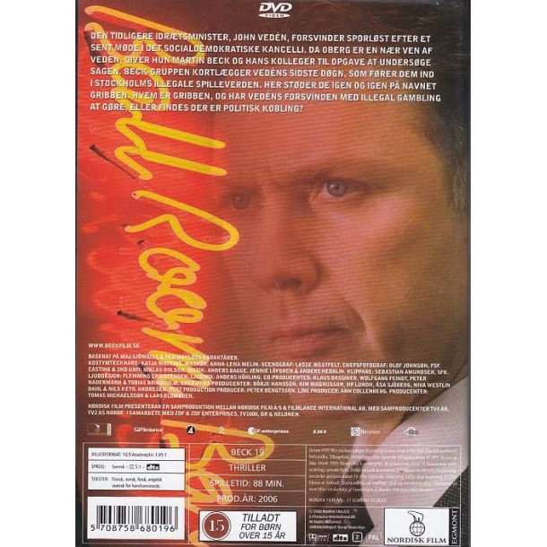 Beck 19 - Gribben (DVD)
