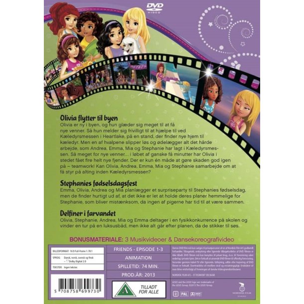 Lego Friends - Episode 1-3 (DVD)