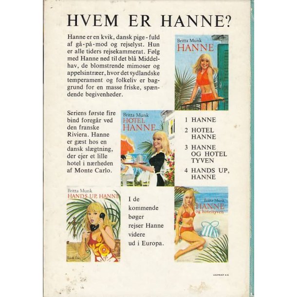 Hanne 2 - Hotel (Bog)