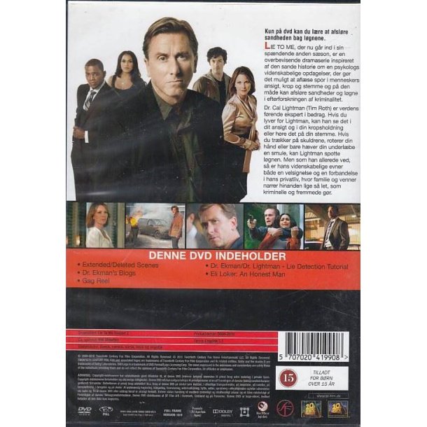 Lie to me  - S�son 2 (DVD)