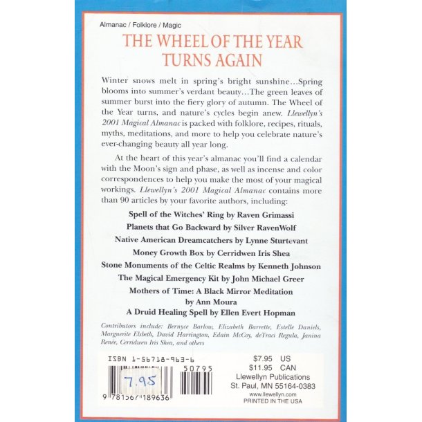 Llewellyn's 2001 - Magical almanac (Bog)