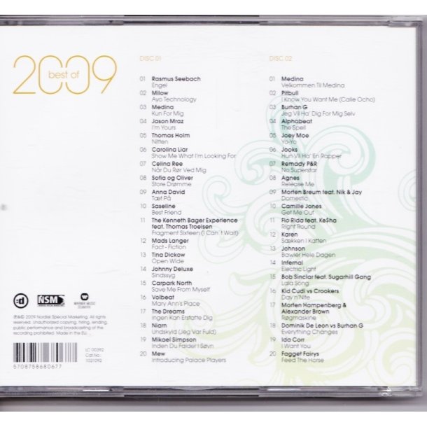 Best of 2009 (CD)