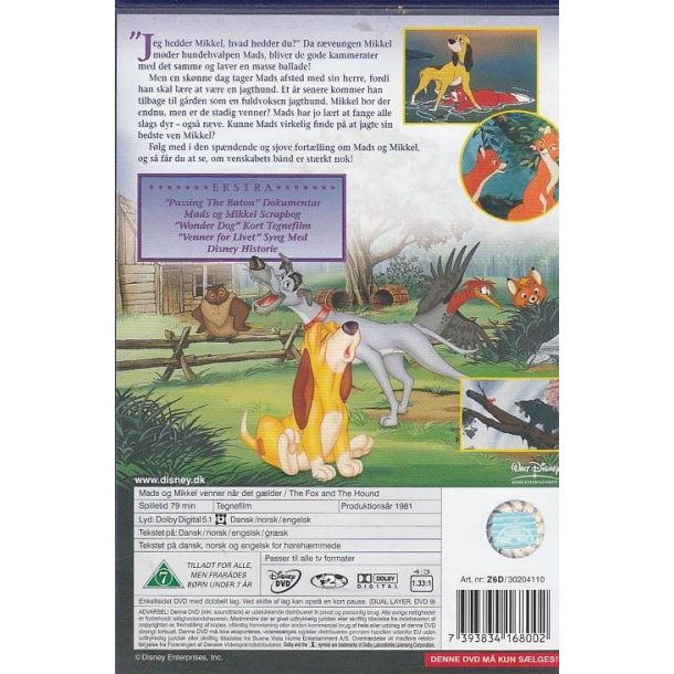 Mads og Mikkel - Disney Klassikere nr. 24 (DVD)