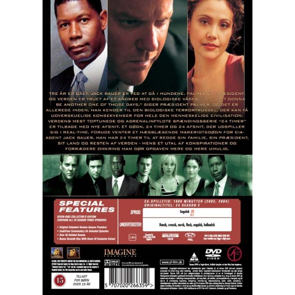 24 Timer - S�son 3 (DVD)