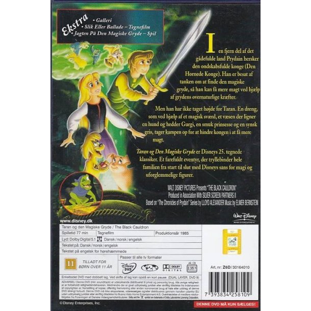 Taran og den magiske gryde - Disney Klassikere nr. 25 (DVD)