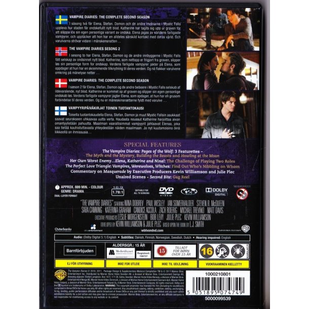 The Vampire diaries - S�son 2 (DVD)