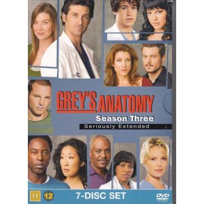 Greys hvide verden - S�son 3 (DVD)