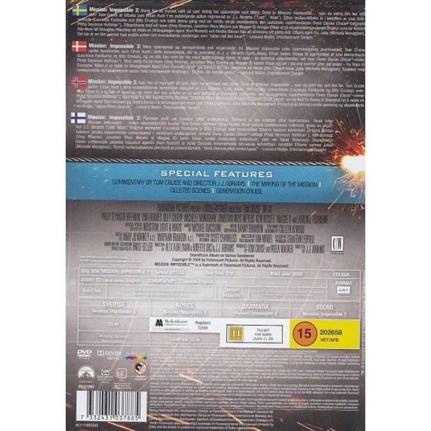 Mission impossible 3 (DVD)