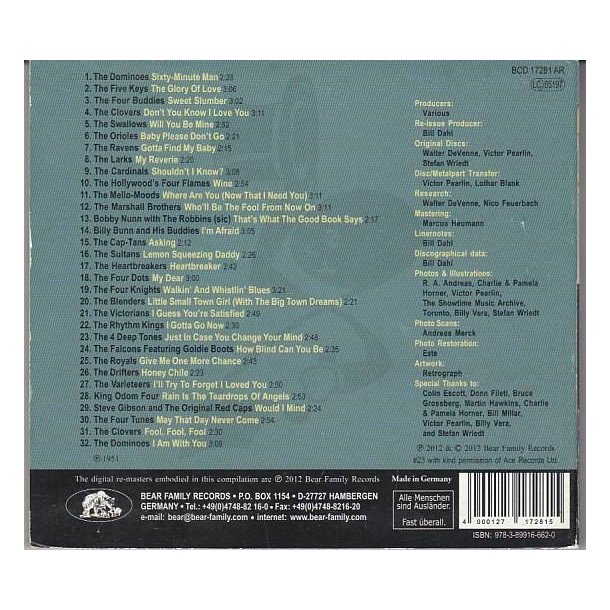 Street Corner Symphonies - The Complete Story Of Doo Wop, Volume 3 - 1951 (CD)