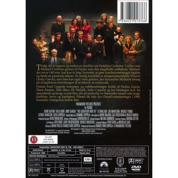 The Godfather - part 3 (DVD)