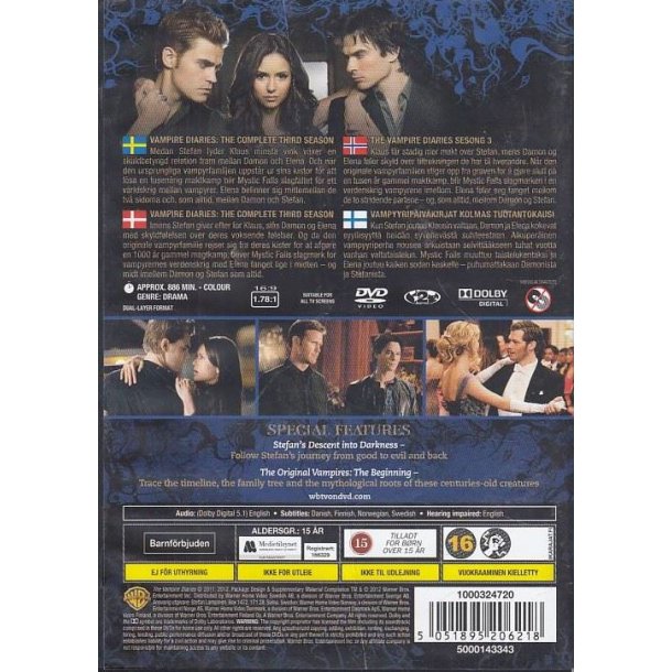 The Vampire diaries - S�son 3 (DVD)