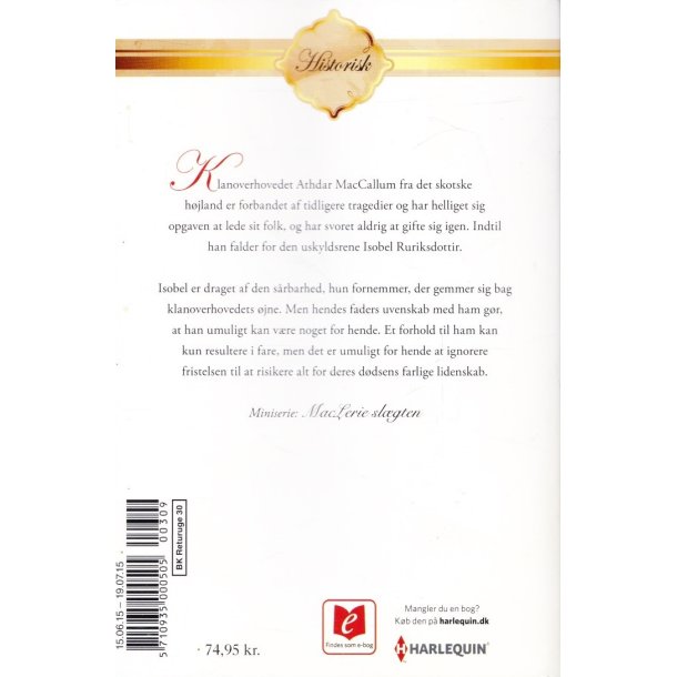 Harlequin Historisk 309