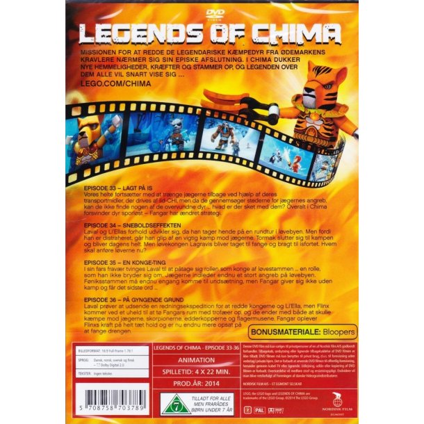 Lego Chima - Episode 33 - 36 (DVD)