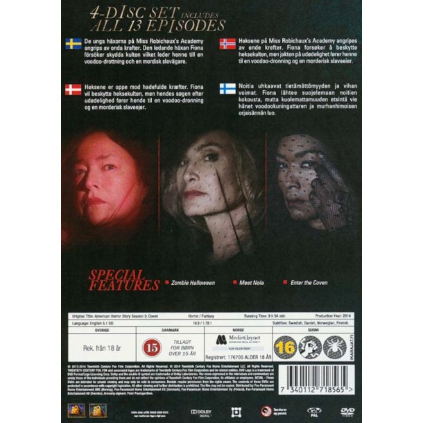 American horror story - S�son 3 (DVD)