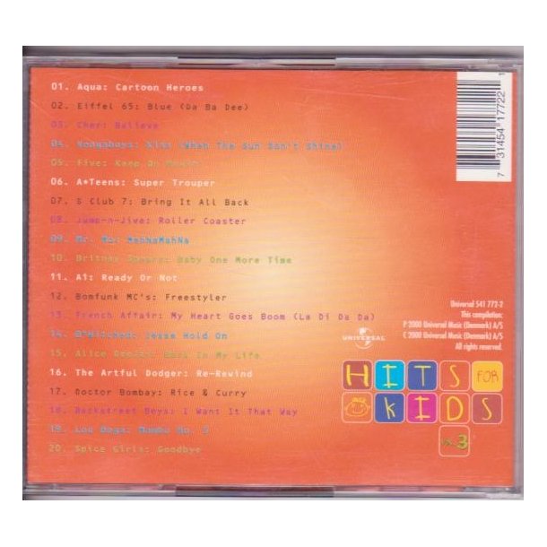 Hits for kids 3 (CD)